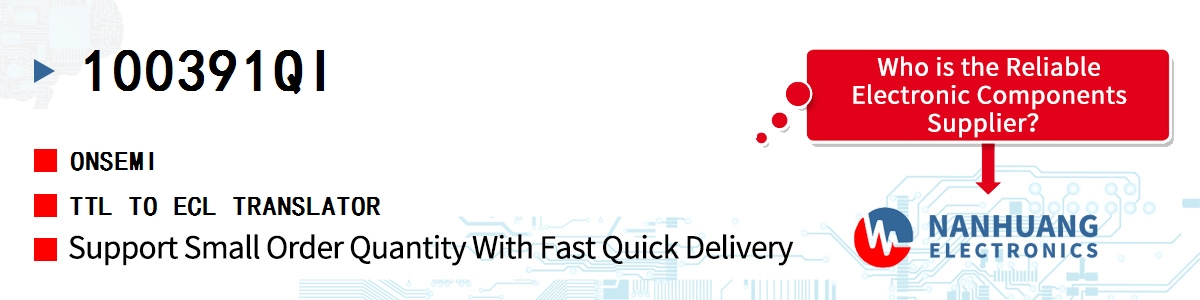 100391QI onsemi TTL TO ECL TRANSLATOR