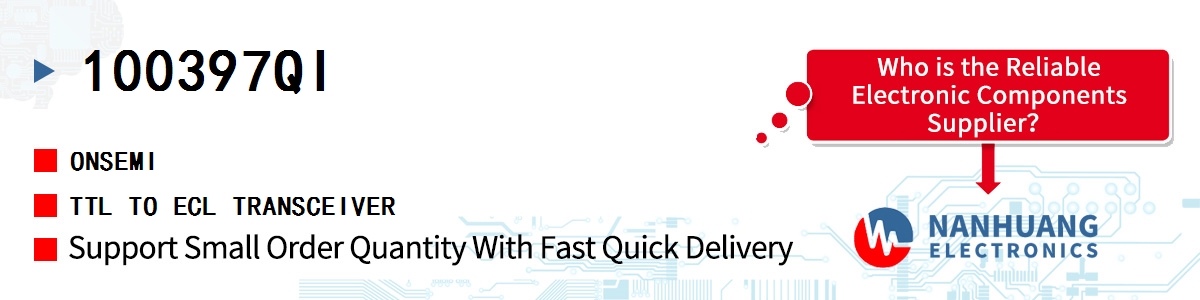 100397QI onsemi TTL TO ECL TRANSCEIVER