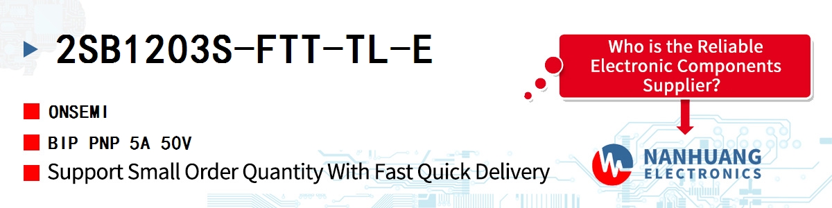 2SB1203S-FTT-TL-E onsemi BIP PNP 5A 50V