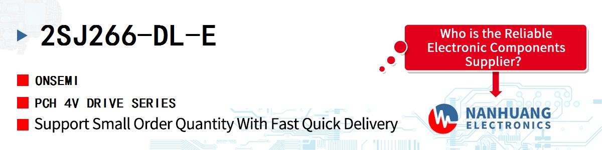 2SJ266-DL-E onsemi PCH 4V DRIVE SERIES