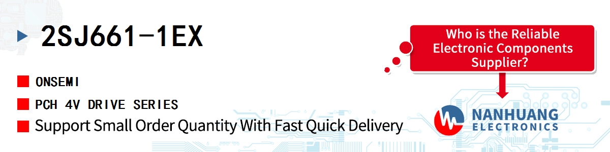 2SJ661-1EX onsemi PCH 4V DRIVE SERIES