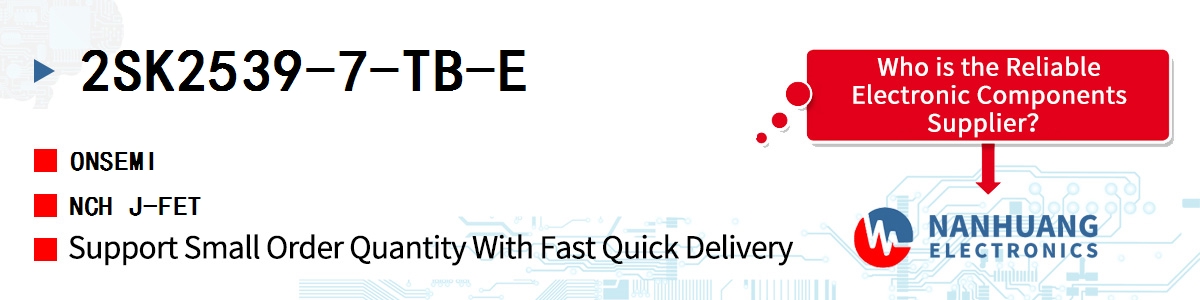 2SK2539-7-TB-E onsemi NCH J-FET