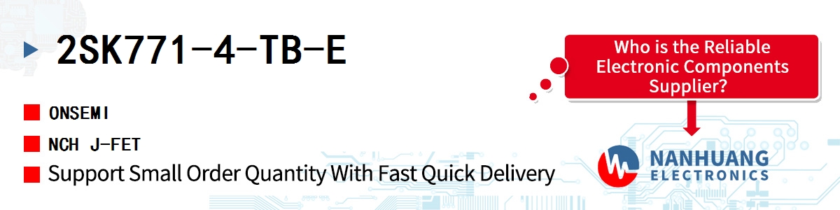 2SK771-4-TB-E onsemi NCH J-FET