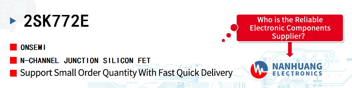 2SK772E onsemi N-CHANNEL JUNCTION SILICON FET