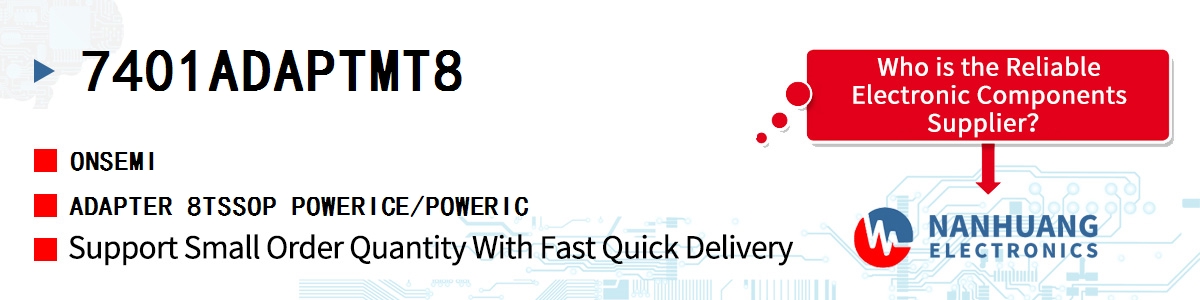7401ADAPTMT8 onsemi ADAPTER 8TSSOP POWERICE/POWERIC