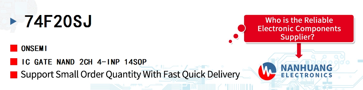 74F20SJ onsemi IC GATE NAND 2CH 4-INP 14SOP