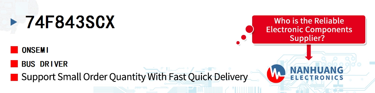 74F843SCX onsemi BUS DRIVER
