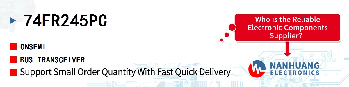 74FR245PC onsemi BUS TRANSCEIVER