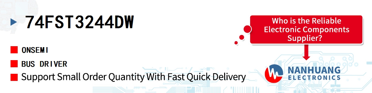74FST3244DW onsemi BUS DRIVER