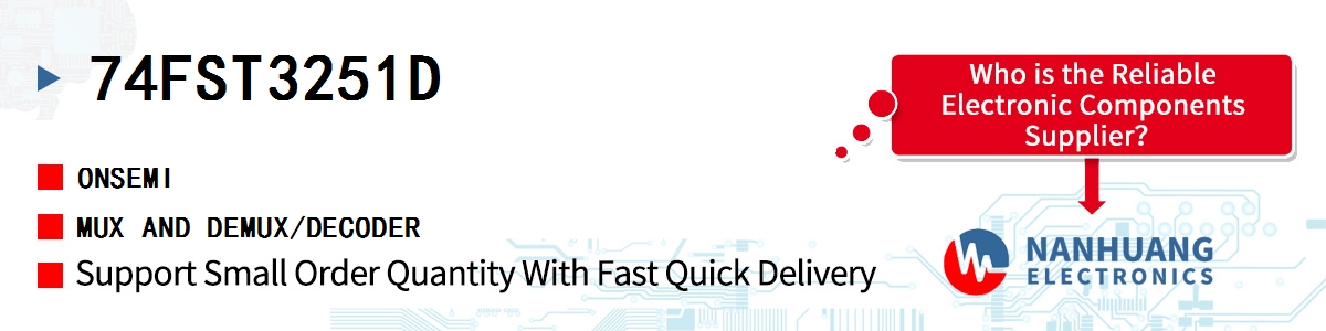 74FST3251D onsemi MUX AND DEMUX/DECODER