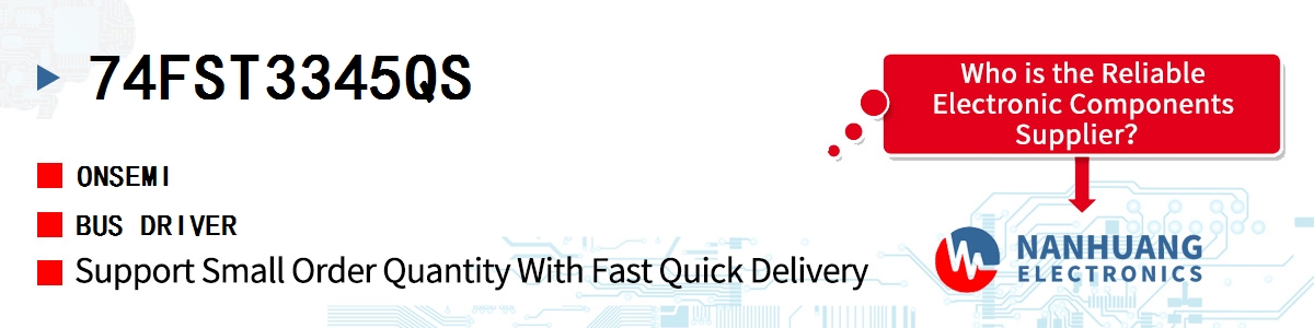 74FST3345QS onsemi BUS DRIVER