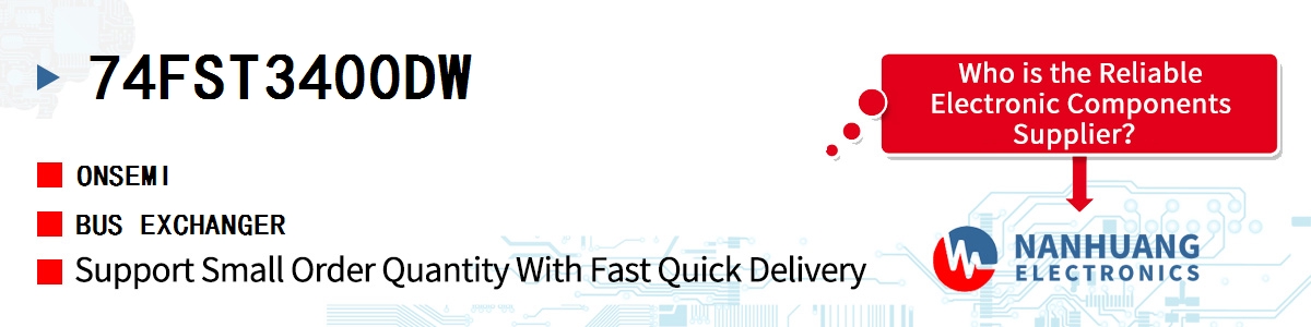 74FST3400DW onsemi BUS EXCHANGER