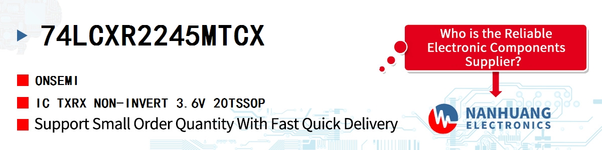 74LCXR2245MTCX onsemi IC TXRX NON-INVERT 3.6V 20TSSOP