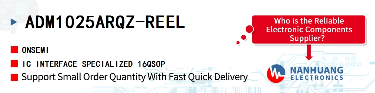 ADM1025ARQZ-REEL onsemi IC INTERFACE SPECIALIZED 16QSOP