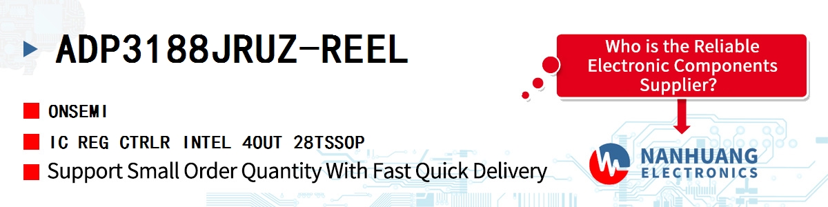 ADP3188JRUZ-REEL onsemi IC REG CTRLR INTEL 4OUT 28TSSOP