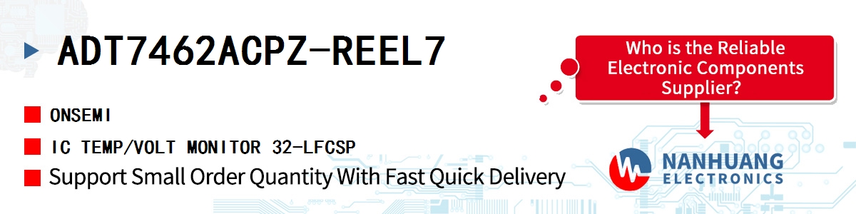 ADT7462ACPZ-REEL7 onsemi IC TEMP/VOLT MONITOR 32-LFCSP