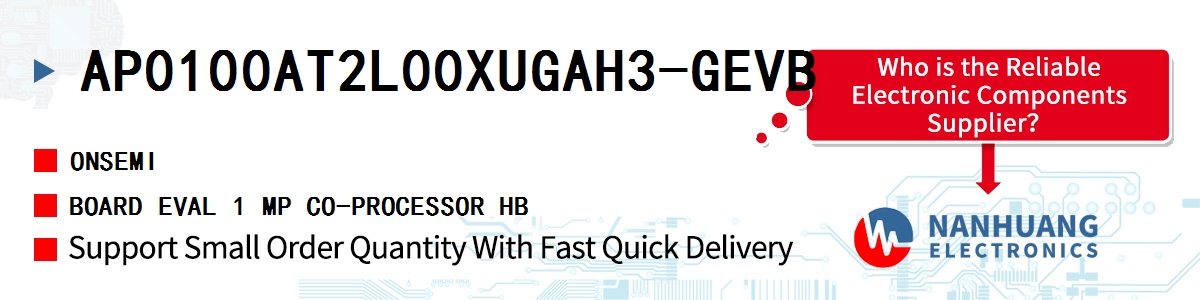 AP0100AT2L00XUGAH3-GEVB onsemi BOARD EVAL 1 MP CO-PROCESSOR HB