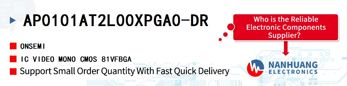 AP0101AT2L00XPGA0-DR onsemi IC VIDEO MONO CMOS 81VFBGA