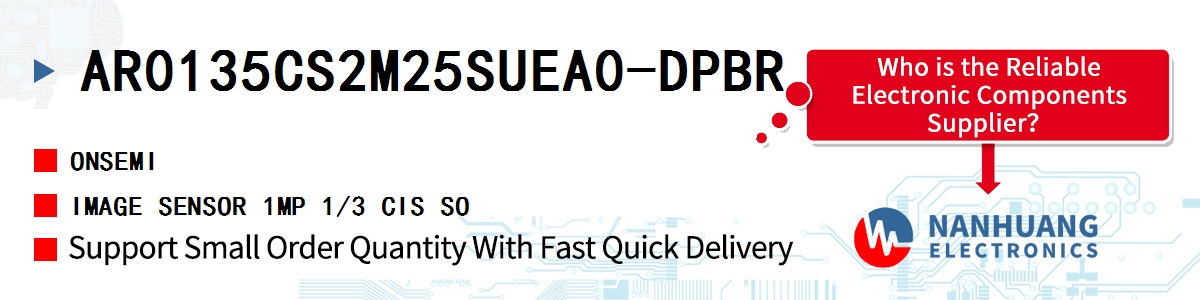 AR0135CS2M25SUEA0-DPBR onsemi IMAGE SENSOR 1MP 1/3 CIS SO
