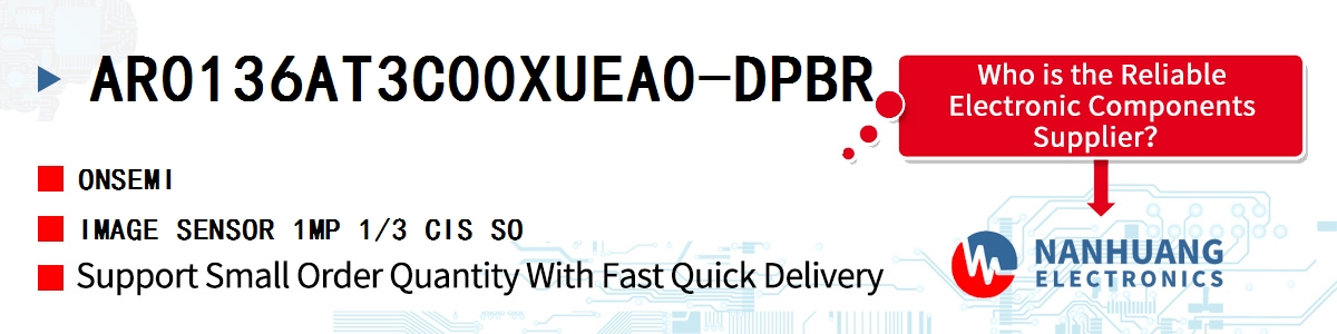 AR0136AT3C00XUEA0-DPBR onsemi IMAGE SENSOR 1MP 1/3 CIS SO