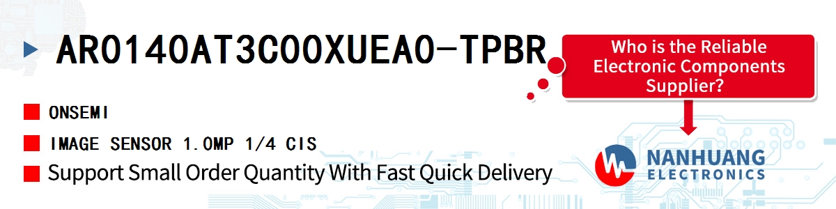 AR0140AT3C00XUEA0-TPBR onsemi IMAGE SENSOR 1.0MP 1/4 CIS