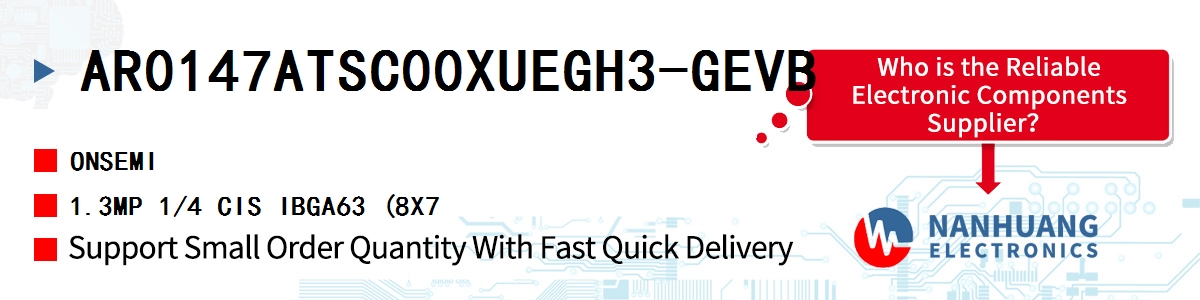 AR0147ATSC00XUEGH3-GEVB onsemi 1.3MP 1/4 CIS IBGA63 (8X7