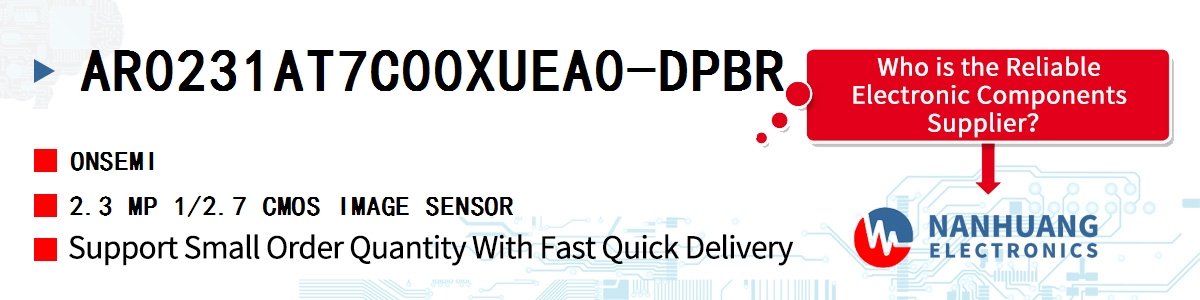 AR0231AT7C00XUEA0-DPBR onsemi 2.3 MP 1/2.7 CMOS IMAGE SENSOR