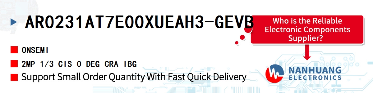 AR0231AT7E00XUEAH3-GEVB onsemi 2MP 1/3 CIS 0 DEG CRA IBG
