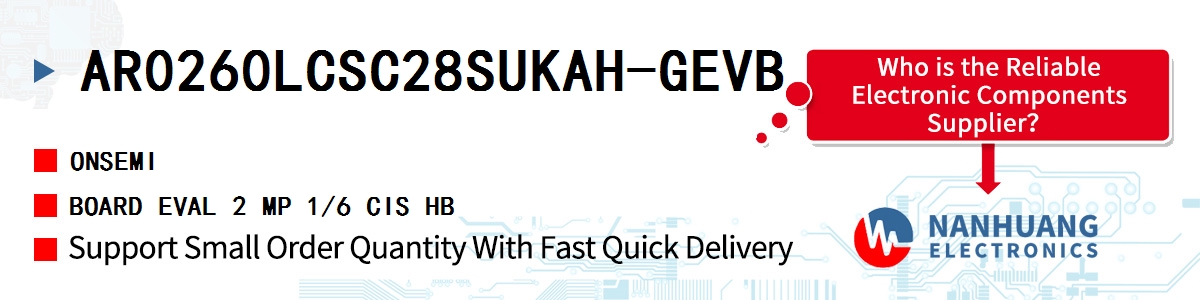 AR0260LCSC28SUKAH-GEVB onsemi BOARD EVAL 2 MP 1/6 CIS HB