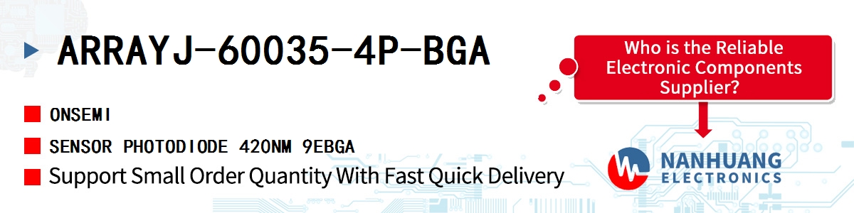 ARRAYJ-60035-4P-BGA onsemi SENSOR PHOTODIODE 420NM 9EBGA