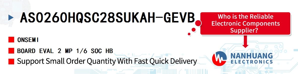 AS0260HQSC28SUKAH-GEVB onsemi BOARD EVAL 2 MP 1/6 SOC HB