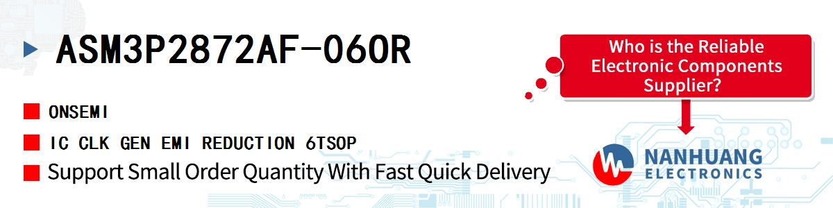 ASM3P2872AF-06OR onsemi IC CLK GEN EMI REDUCTION 6TSOP