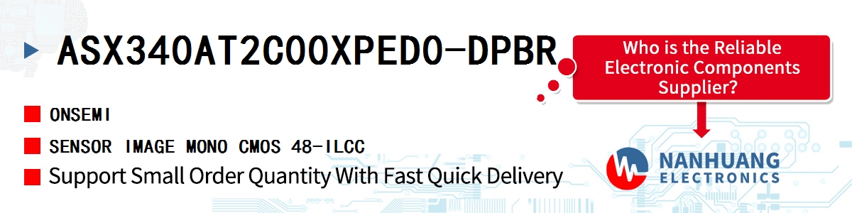 ASX340AT2C00XPED0-DPBR onsemi SENSOR IMAGE MONO CMOS 48-ILCC