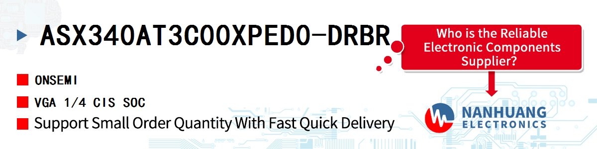 ASX340AT3C00XPED0-DRBR onsemi VGA 1/4 CIS SOC