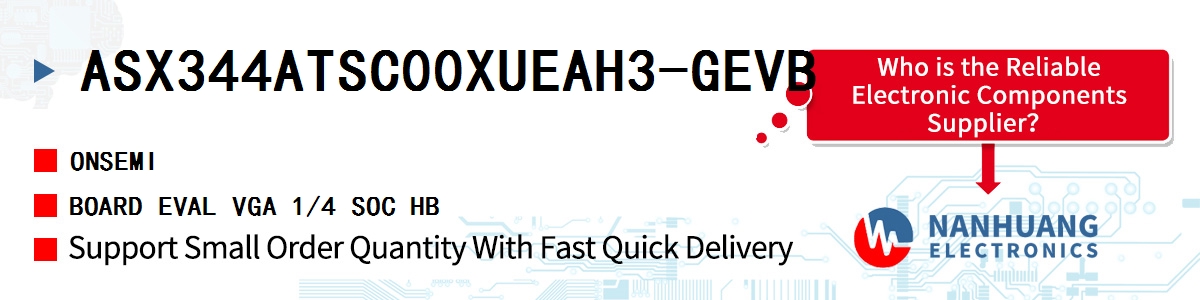 ASX344ATSC00XUEAH3-GEVB onsemi BOARD EVAL VGA 1/4 SOC HB
