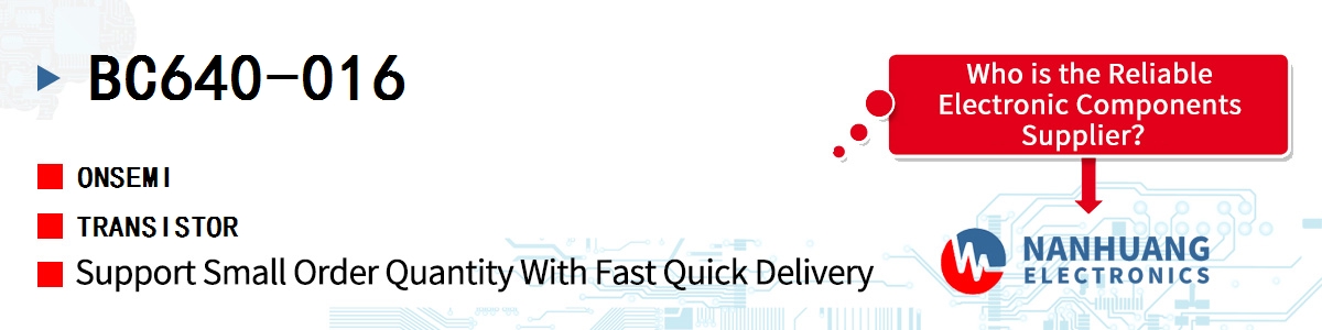 BC640-016 onsemi TRANSISTOR