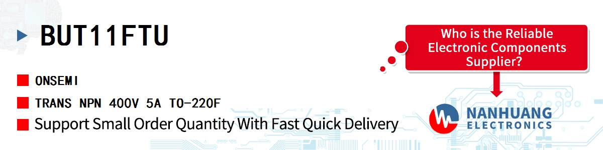 BUT11FTU onsemi TRANS NPN 400V 5A TO-220F