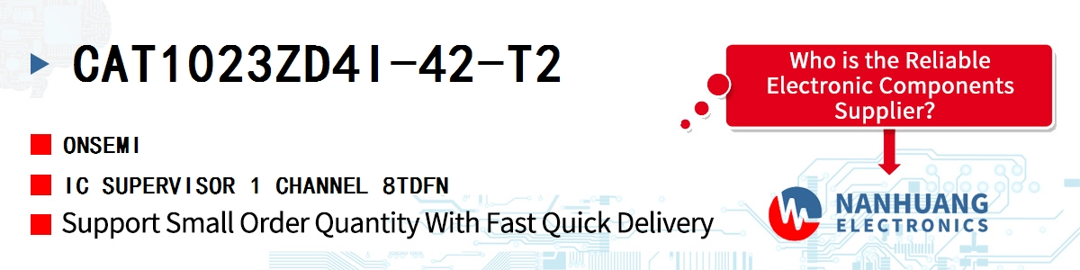 CAT1023ZD4I-42-T2 onsemi IC SUPERVISOR 1 CHANNEL 8TDFN