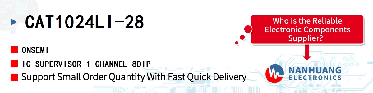 CAT1024LI-28 onsemi IC SUPERVISOR 1 CHANNEL 8DIP