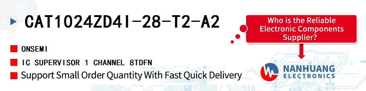 CAT1024ZD4I-28-T2-A2 onsemi IC SUPERVISOR 1 CHANNEL 8TDFN