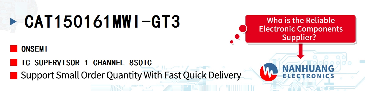CAT150161MWI-GT3 onsemi IC SUPERVISOR 1 CHANNEL 8SOIC