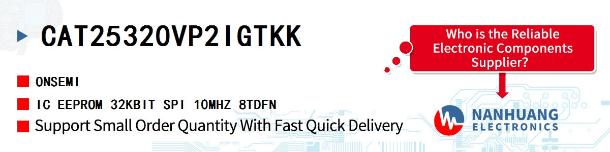 CAT25320VP2IGTKK onsemi IC EEPROM 32KBIT SPI 10MHZ 8TDFN