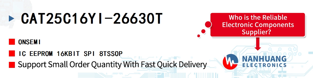 CAT25C16YI-26630T onsemi IC EEPROM 16KBIT SPI 8TSSOP