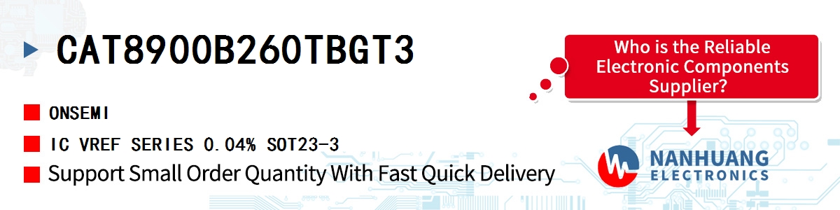 CAT8900B260TBGT3 onsemi IC VREF SERIES 0.04% SOT23-3