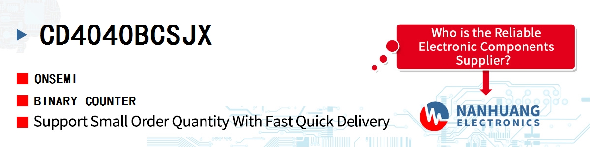 CD4040BCSJX onsemi BINARY COUNTER