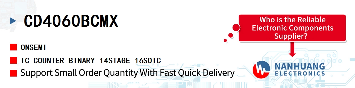 CD4060BCMX onsemi IC COUNTER BINARY 14STAGE 16SOIC