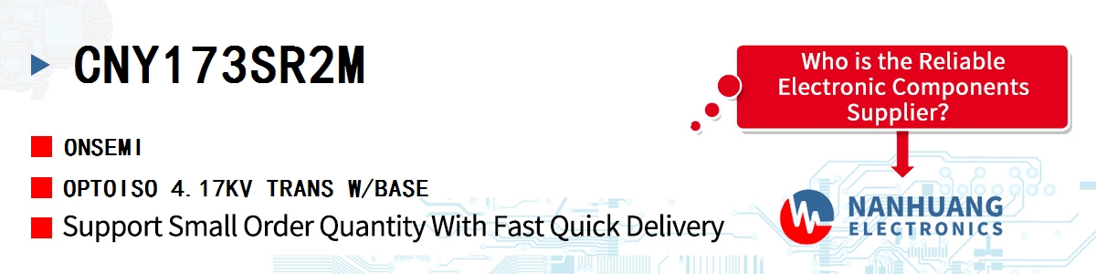 CNY173SR2M onsemi OPTOISO 4.17KV TRANS W/BASE