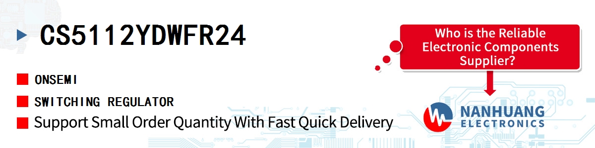 CS5112YDWFR24 onsemi SWITCHING REGULATOR