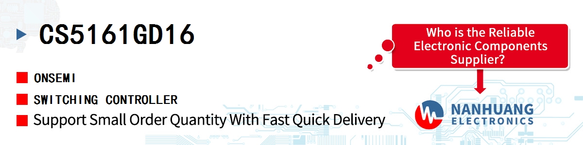 CS5161GD16 onsemi SWITCHING CONTROLLER