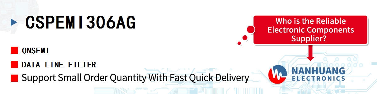 CSPEMI306AG onsemi DATA LINE FILTER